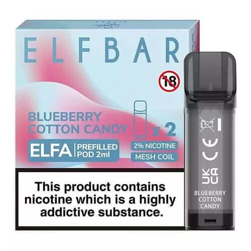 Elf Bar Elfa Pre-Filled Pod -Blueberry Cotton Candy