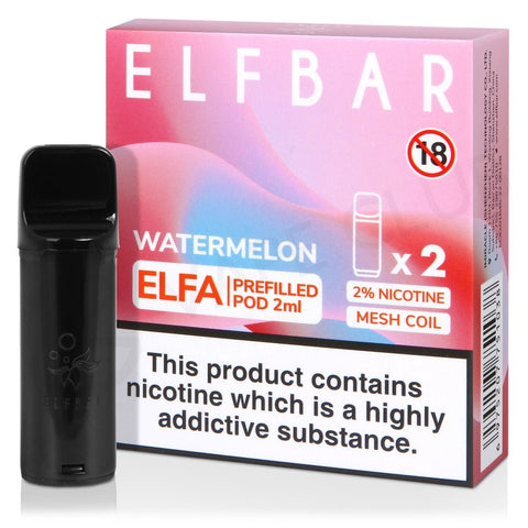 Elf Bar Elfa Pre-Filled Pod - Eliquid Base-Watermelon