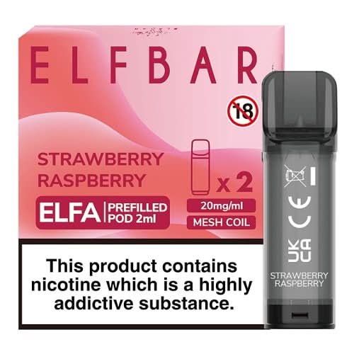 Elf Bar Elfa Pre-Filled Pod -Strawberry Raspberry