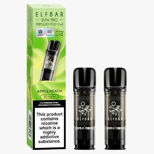 Elf Bar Elfa Pro Pre-Filled Pods  -Apple Peach