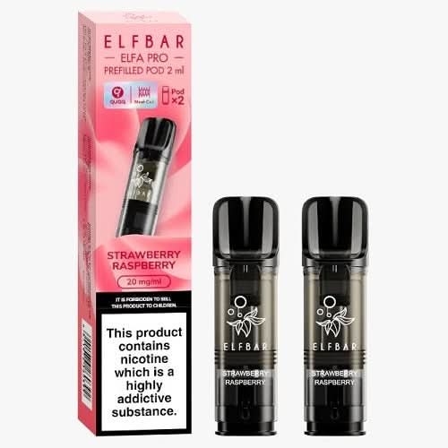 Elf Bar Elfa Pro Pre-Filled Pods  -Strawberry Raspberry