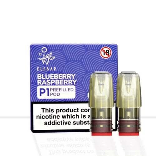Elf Bar Mate P1 Pods -Blueberry Raspberry