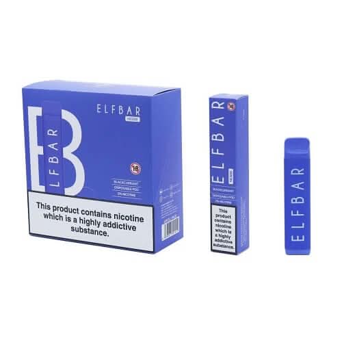 Elf Bar NC600 Disposable Vape Device - Blackcurrant