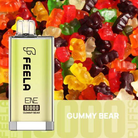 Elux Feela 10000 Disposable Vape Pod Device 20MG - Eliquid Base-Gummy Bear