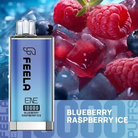 Elux Feela 10000 Disposable Vape Pod Device 20MG - Eliquid Base-Blueberry Raspberry Ice
