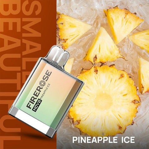 Elux Firerose Nova 600 Puff Disposable Vape Device - Eliquid Base-Pineapple Ice