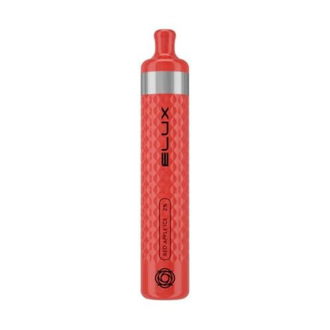 Elux Flow 600 Disposable Vape Pod Device - 20MG - Eliquid Base-Red Apple Ice