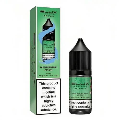Elux Legend 10ml Nic Salt - Pack of 10 - Fresh Menthol Mojito