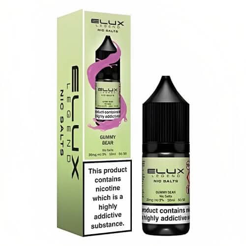 Elux Legend 10ml Nic Salt - Pack of 10 - Gummy Bears