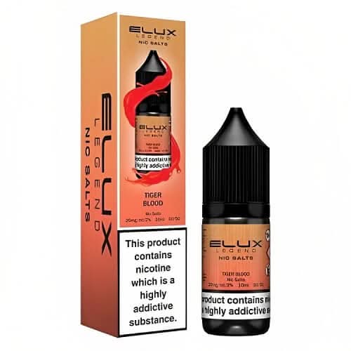 Elux Legend 10ml Nic Salt - Pack of 10 -Tiger Blood