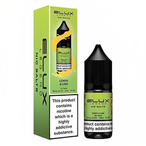 Elux Legend 10ml Nic Salt - Pack of 10 - Lemon & Lime