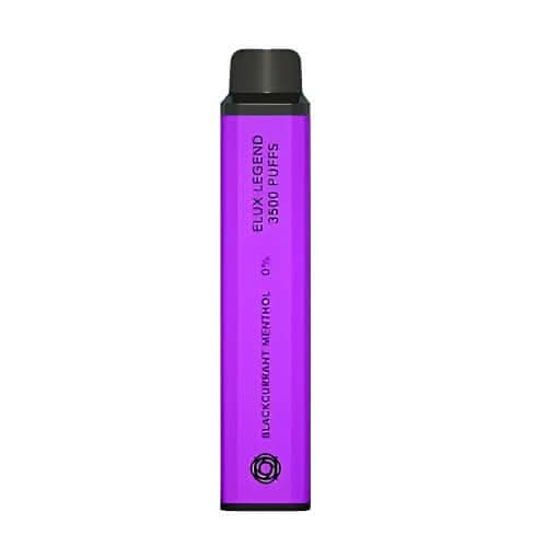 Elux Legend 3500 Disposable Vape  Device -Blackcurrant Menthol