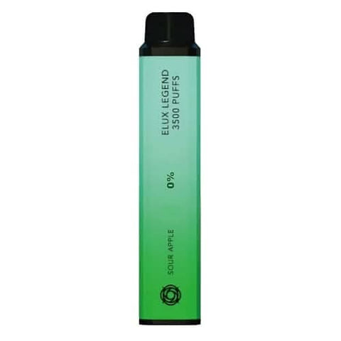 Elux Legend 3500 Disposable Device - 0MG - Eliquid Base-Sour Apple