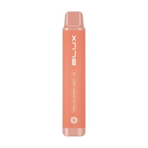 Elux Pro 600 Puffs Disposable Vape Pod Device | 20MG Pack of 3 - Eliquid Base-Peach Blueberry Candy