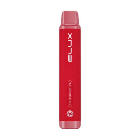 Elux Pro 600 Puffs Disposable Vape Pod Device | 20MG Pack of 3 - Eliquid Base-Tiger Blood