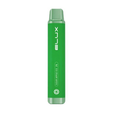 Elux Pro 600 Puffs Disposable Vape Pod Device | 20MG Pack of 3 - Eliquid Base-Sour Apple Ice