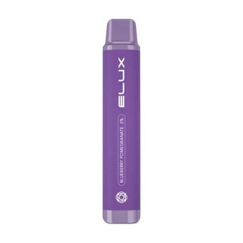 Elux Pro 600 Puffs Disposable Vape Pod Device | 20MG Pack of 3 - Eliquid Base-Blueberry Pomegranate