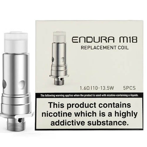 Endura M18 Replacement Coils ( Pack Of 5 ) - Eliquid Base