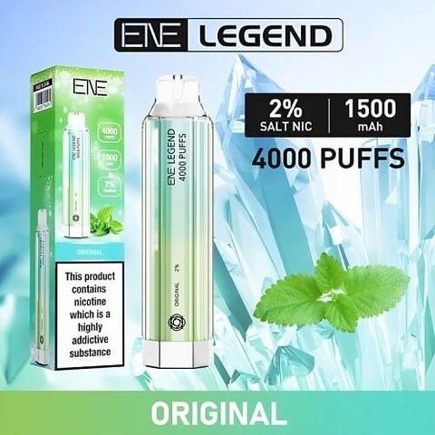 Ene Legend 4000 Disposable Vape Pod Device - 20MG - Eliquid Base-Original