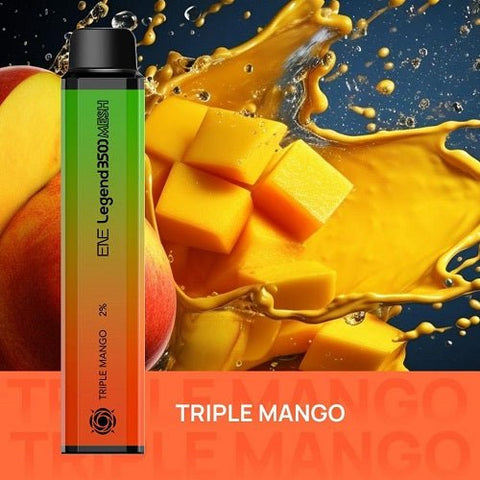 ENE Legend Mesh 3500 Disposable Pod Device - Eliquid Base-Triple Mango