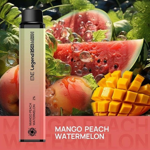 ENE Legend Mesh 3500 Disposable Pod Device - Eliquid Base-Mango Peach Watermelon