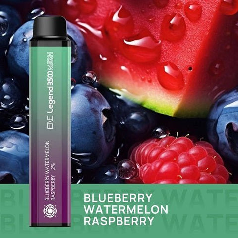 ENE Legend Mesh 3500 Disposable Pod Device - Eliquid Base-Blueberry Watermelon Raspberry