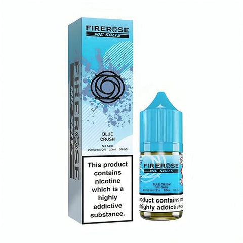 Firerose 5000 10ml Nic Salt E-Liquid - Pack of 10 - Eliquid Base-Blue Crush