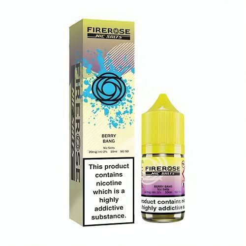 Firerose 5000 10ml Nic Salt E-Liquid - Pack of 10 - Berry Bang