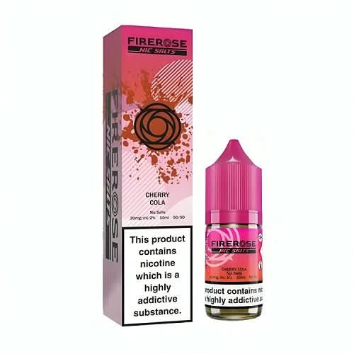 Firerose 5000 10ml Nic Salt E-Liquid - Pack of 10 - Cherry Cola
