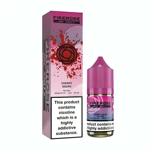 Firerose 5000 10ml Nic Salt E-Liquid - Pack of 10 - Cherry Sours