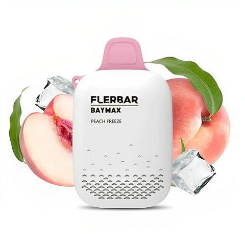 FlerBar Baymax 3500 Puff Disposable Vape - Eliquid Base-Peach Freeze