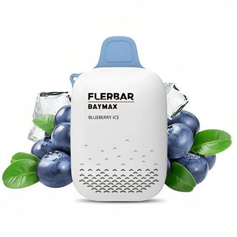 FlerBar Baymax 3500 Puff Disposable Vape - Eliquid Base-Blueberry Ice