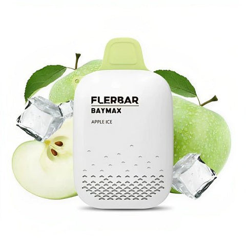 FlerBar Baymax 3500 Puff Disposable Vape - Eliquid Base-Apple Ice