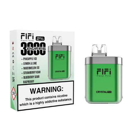 Flfi 3000 Disposable Vape Pod Device - Eliquid Base-Green Edition Flavours