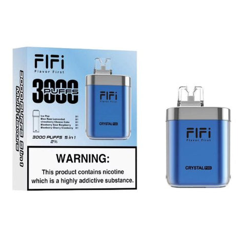 Flfi 3000 Disposable Vape Pod Device - Eliquid Base-Blue Edition Flavours