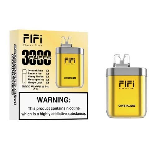 Flfi 3000 Disposable Vape  Device -Yellow Edition Flavours