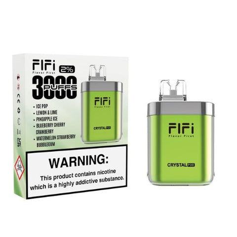 Flfi 3000 Disposable Vape Pod Device - Eliquid Base-Apple Green Edition Flavours