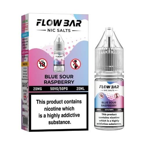 Flow Bar Nic Salts 10ml - Pack of 10 -Blue Sour Raspberry