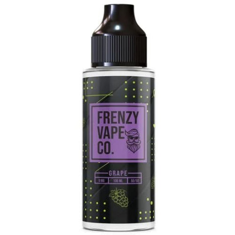 Frenzy Vape Co. 100ml Shortfill E-Liquid - Eliquid Base-Grape
