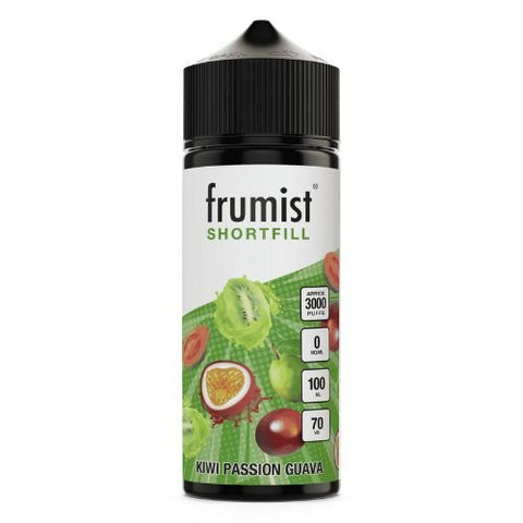 Frumist 100ml Shortfill E-liquid - Eliquid Base-Kiwi Passion Guava