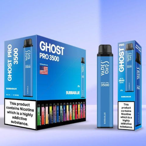 Ghost Pro 3500 Disposable Device | 20MG - Eliquid Base-Bubbablue