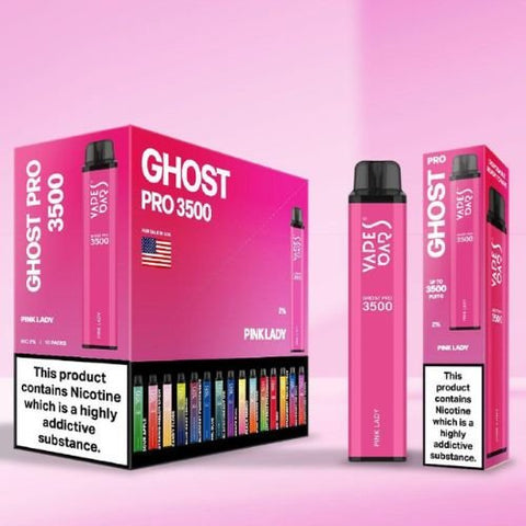 Ghost Pro 3500 Disposable Device | 20MG - Eliquid Base-Pink Lady