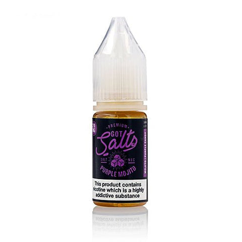 Got Salts 10ml Nic Salt E-Liquid - Pack of 10 - Eliquid Base-Purple Mojito