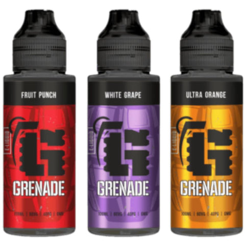 Grenade 100ml Shortfill E-Liquid - Eliquid Base-Blue Raspberry