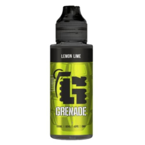Grenade 100ml Shortfill E-Liquid - Eliquid Base-Lemon Lime