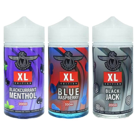 Guardian Vape XL Edition Shortfill 200ml E-Liquid - Eliquid Base-Black Jack