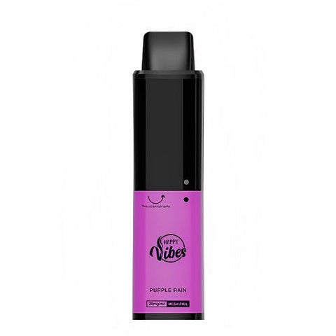 Happy Vibes Twist 3500 Disposable Device 20MG - Pack of 3 - Eliquid Base-Purple Rain