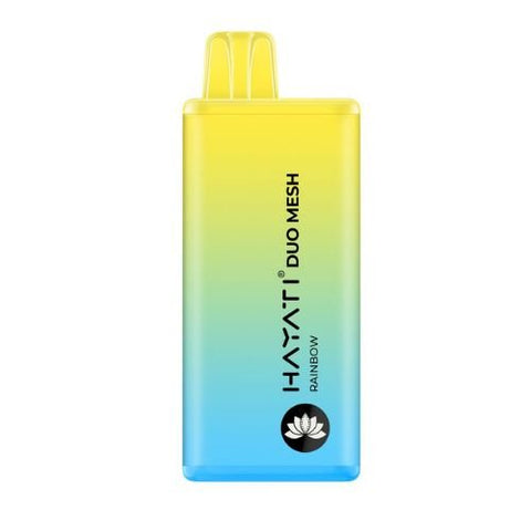 Hayati Duo Mesh 7000+ Puffs Disposable Vape - Pack of 3 - Eliquid Base-Rainbow