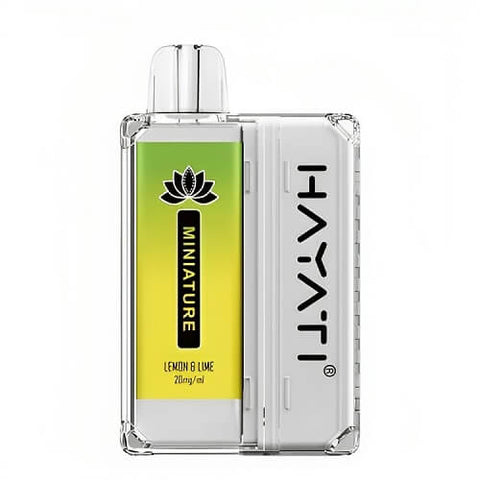 Hayati Miniature 600 Pod Kit - Eliquid Base-Lemon & Lime