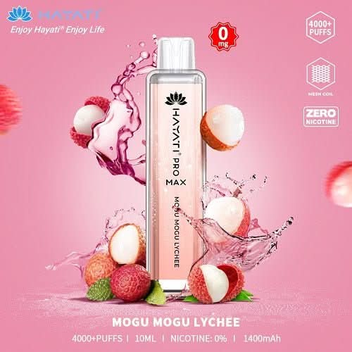 Hayati Pro Max 4000  Disposable  Vape Device -Mogu Mogu Lychee